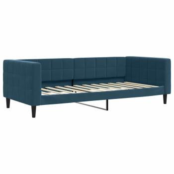 Tagesbett Blau 90x200 cm Samt