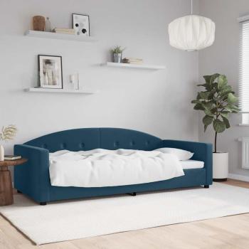 ARDEBO.de - Tagesbett Blau 90x200 cm Samt