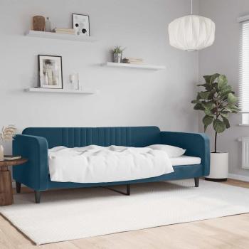 ARDEBO.de - Tagesbett Blau 90x200 cm Samt