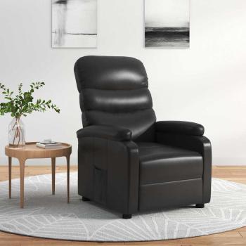ARDEBO.de - Relaxsessel Schwarz Kunstleder