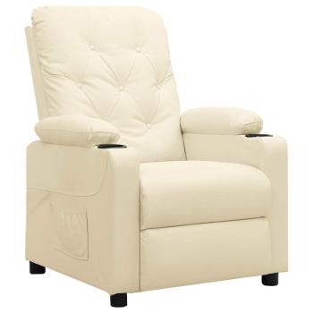 ARDEBO.de - Relaxsessel Creme Kunstleder