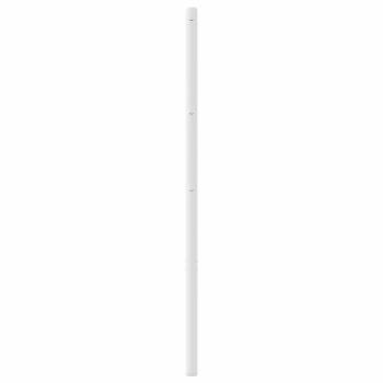 Ersatz-Kopfteil Metall Weiß 193 cm