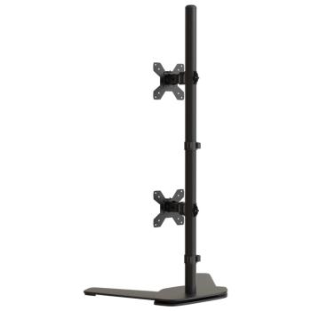 Tischhalterung f?r 2 Monitore Schwarz Stahl VESA 75/100 mm