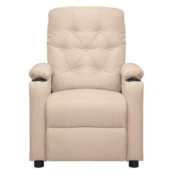Relaxsessel Elektrisch Creme Stoff