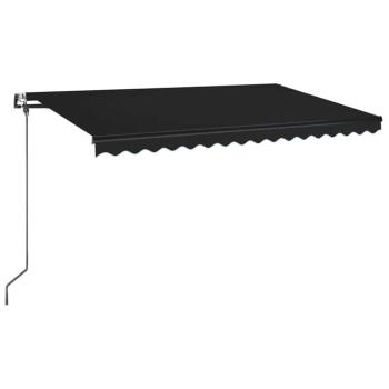 Automatische Markise mit LED & Windsensor 450x350 cm Anthrazit