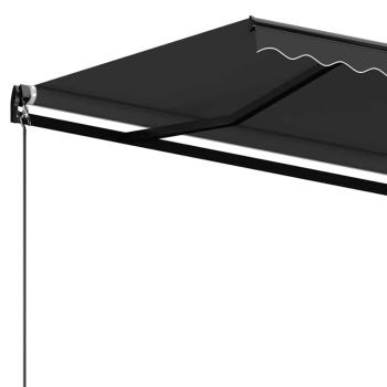 Markise Manuell Einziehbar 450x350 cm Anthrazit