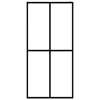 Duschwand f?r Walk-in Dusche Mattes Sicherheitsglas 140x195 cm