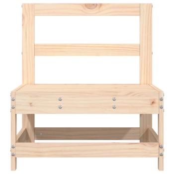 Garten-Mittelsofa Massivholz Kiefer