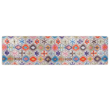 Teppich Waschbar Mehrfarbig 80x300 cm