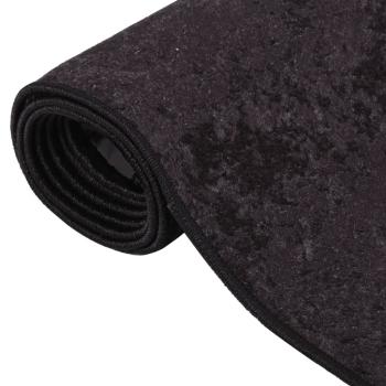 Teppich Waschbar Anthrazit 400x300 cm