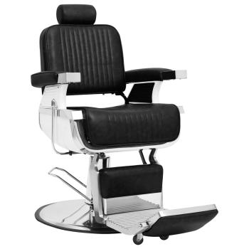 ARDEBO.de - Friseurstuhl Schwarz 68x69x116 cm Kunstleder
