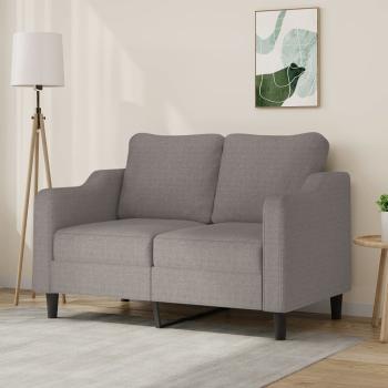 ARDEBO.de - 2-Sitzer-Sofa Taupe 120 cm Stoff