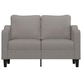 2-Sitzer-Sofa Taupe 120 cm Stoff
