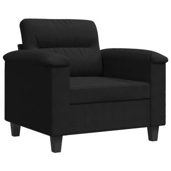 Sessel Schwarz 60 cm Mikrofasergewebe