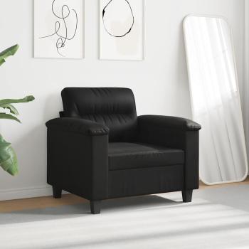 Sessel Schwarz 60 cm Mikrofasergewebe