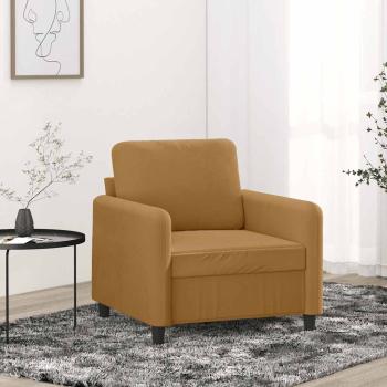 ARDEBO.de - Sessel Braun 60 cm Samt