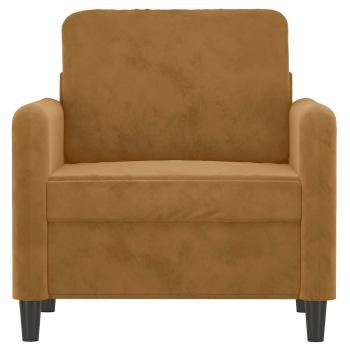 Sessel Braun 60 cm Samt