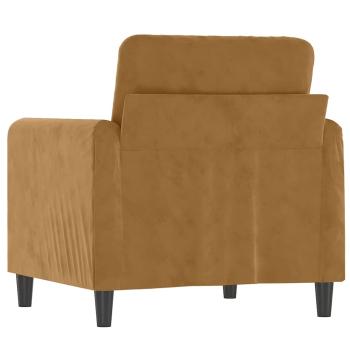 Sessel Braun 60 cm Samt