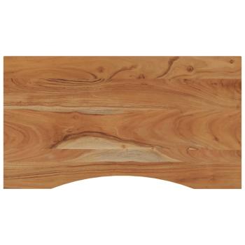 Schreibtischplatte 100x50x2,5 cm Rechteckig Massivholz Akazie