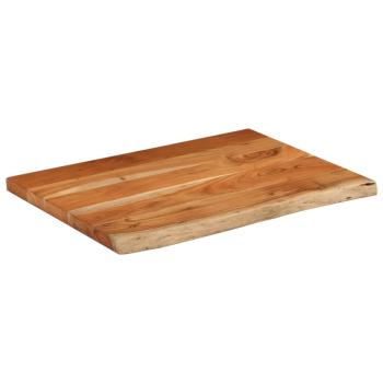 Waschtischplatte 80x60x2,5 cm Rechteckig Massivholz Akazie