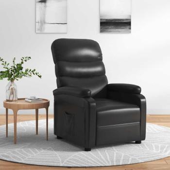 ARDEBO.de - Relaxsessel Schwarz Kunstleder