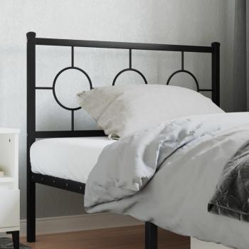 ARDEBO.de - Ersatz-Kopfteil Metall Schwarz 100 cm