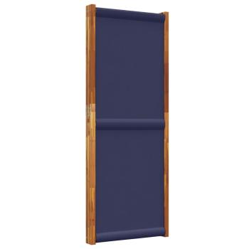 3-tlg. Paravent Dunkelblau 210x180 cm
