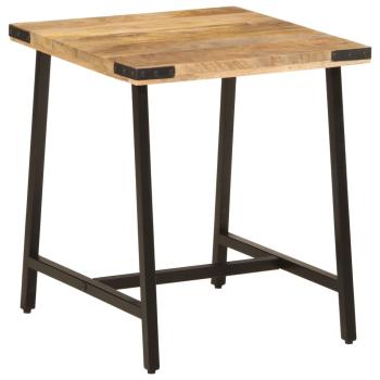 ARDEBO.de - Beistelltisch 45x45x50 cm Massivholz Mango und Eisen