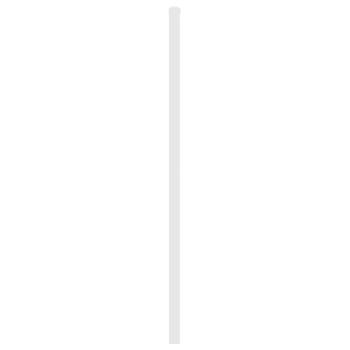 Ersatz-Kopfteil Metall Weiß 120 cm