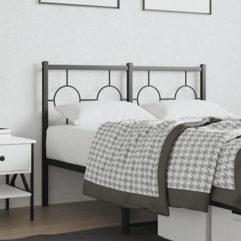 ARDEBO.de - Ersatz-Kopfteil Metall Schwarz 120 cm