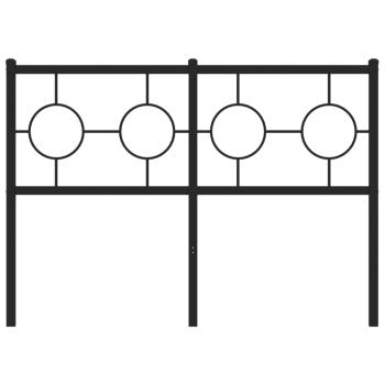 Ersatz-Kopfteil Metall Schwarz 120 cm