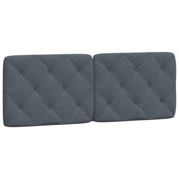 Bettgestell ohne Matratze Dunkelgrau 120x200 cm Samt