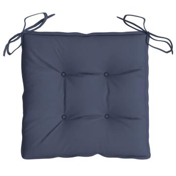 Stuhlkissen 4 Stk. Marineblau 50x50x7 cm Oxford-Gewebe