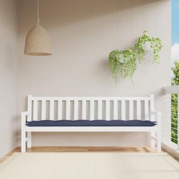 ARDEBO.de - Gartenbank-Auflage Marineblau 200x50x7 cm Oxford-Gewebe