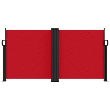 Seitenmarkise Ausziehbar Rot 120x1000 cm