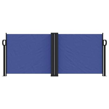 Seitenmarkise Ausziehbar Blau 100x600 cm