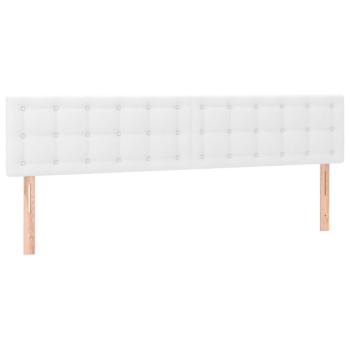 Bettgestell ohne Matratze Weiß 120x190 cm Kunstleder