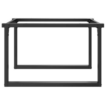 Couchtischbeine O-Gestell 70x60x43 cm Stahl
