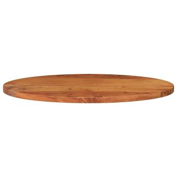 Tischplatte 90x40x3,8 cm Oval Massivholz Akazie