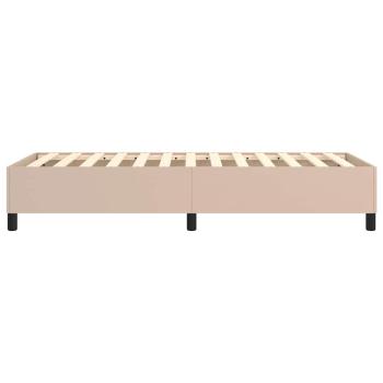 Boxspringbettgestell Cappuccino-Braun 80x200 cm Kunstleder