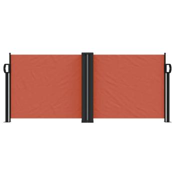 Seitenmarkise Ausziehbar Terrakottarot 100x600 cm