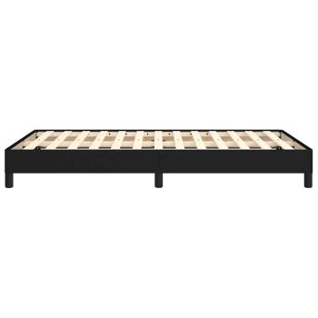 Bettgestell ohne Matratze Schwarz 120x190 cm Stoff