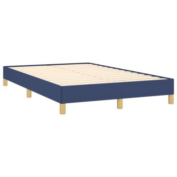 Bettgestell ohne Matratze Blau 120x190 cm Stoff