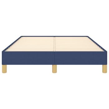 Bettgestell ohne Matratze Blau 120x190 cm Stoff