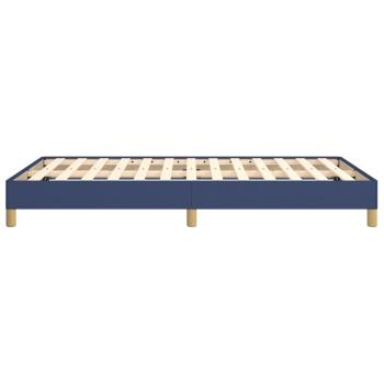 Bettgestell ohne Matratze Blau 120x190 cm Stoff