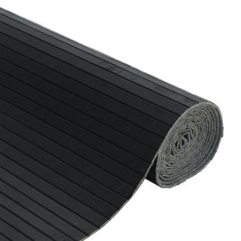 Paravent Schwarz Breite 600 cm Höhe 165 cm Bambus