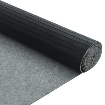 Paravent Schwarz Breite 600 cm Höhe 165 cm Bambus