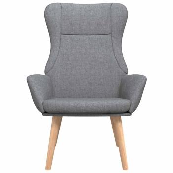 Relaxsessel Hellgrau Stoff