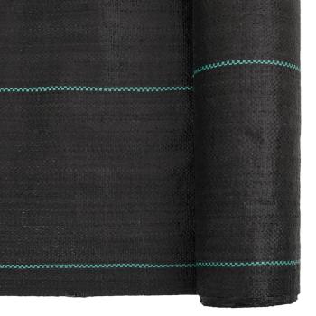 Unkrautmembran Schwarz 1,5 x 50 m PP