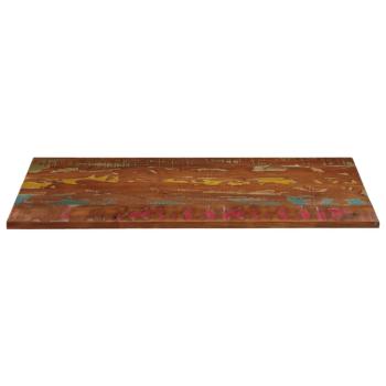 Tischplatte 140x50x2,5 cm Rechteckig Altholz Massiv